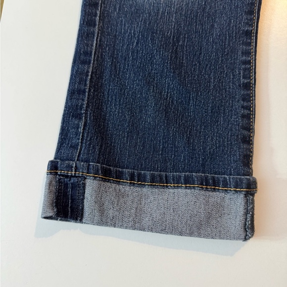 Signature by Levi Strauss Dark Wash Modern Capri Jeans Size 14 Great Condition - Picture 4 of 9